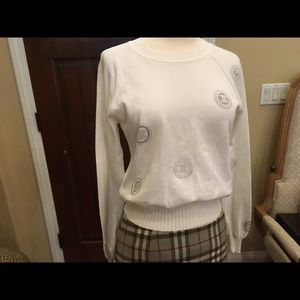 Chanel 100% cotton sweater